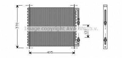 AVA QUALITY COOLING al5064 -  Конденсатор, кондиционер